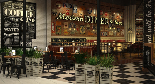 Ресторан Friends modern diner